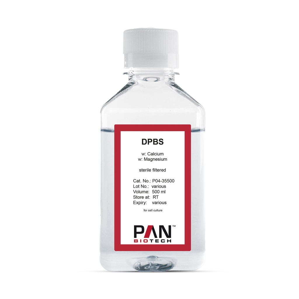 DPBS, w: Ca and Mg, 500 ml