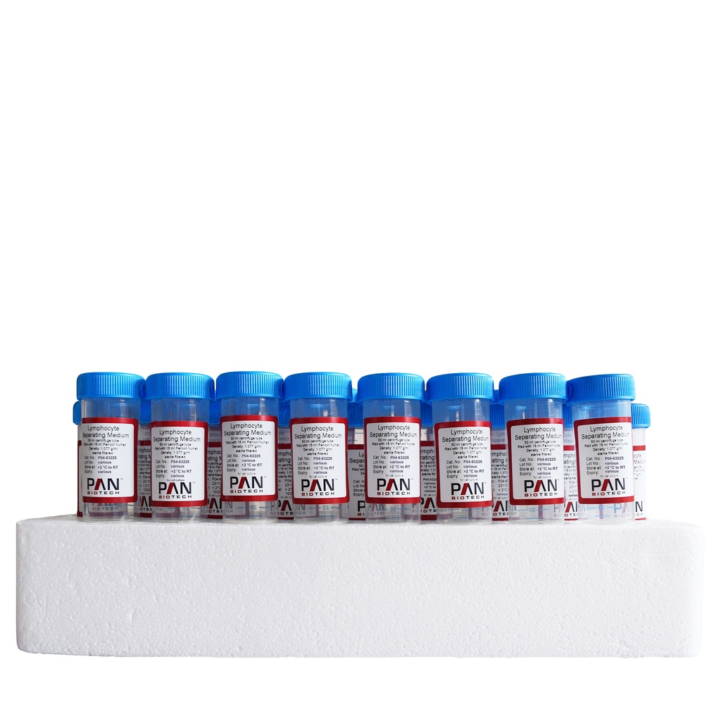 Lymphocyte Separating Medium, Pancoll animal, Density: 1.077 g/ml, 50x10 ml