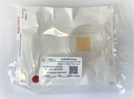 [CS3D-500S] CellRaft® 3D, 500, single