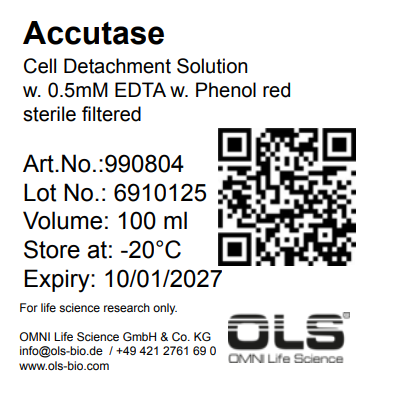 [990804] Accutase Cell Detachment Solution, 100ml