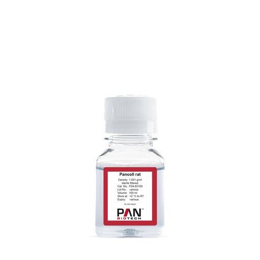 Pancoll rat, Density: 1.091 g/ml